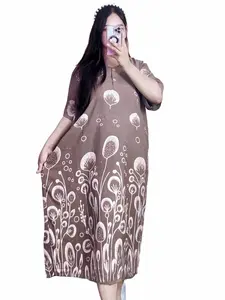 DASTER RAYON HALUS LD 130 Kancing Bumil Motif Bunga Ibu Menyusui