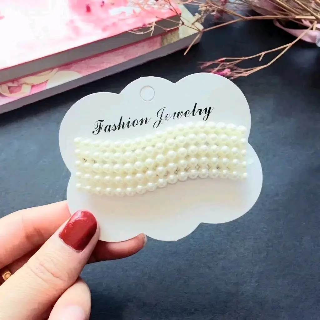 Paket 5pcs jepit rambut mutiara random - aksesoris rambut Clips