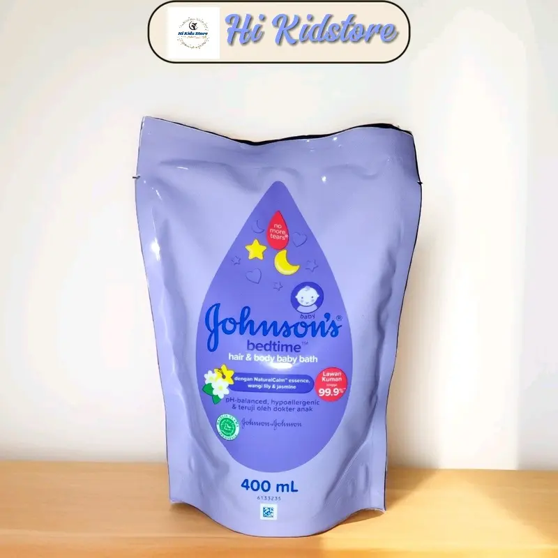 [Hi Kidstore] Johnson's Hair & Body Baby Bath Bedtime - Sabun Bayi Refil 400 ml 0