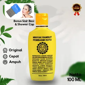 HerbaLice Oil - Serum Pembasmi Kutu dan Telur Rambut | Aman Untuk Anak & Keluarga