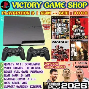 SONY PS3 | SONY PS3 SLIM | SONY PS 3 SLIM | PS3 SLIM | PS 3 SLIM | PS3 | PS 3 | PLAYSTATION 3 SLIM | BERGARANSI 1 TAHUN