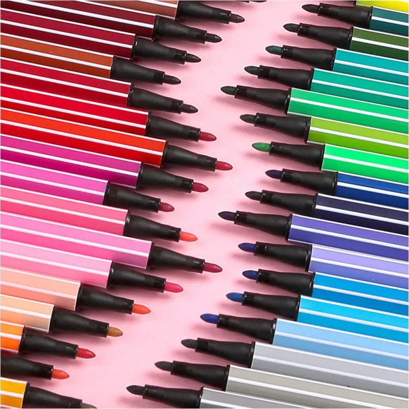YH SPIDOL ANAK 1 SET PULPEN MARKER SPIDOL WARNA WARNI 12/24 WARNA / HEXAGONAL WATERCOLOR MARKER PEN 6