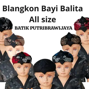 Blangkon Baby Iket Kepala sunda Bayi Balita usia 1 bulan sampai 5 tahun nyaman di pakai
