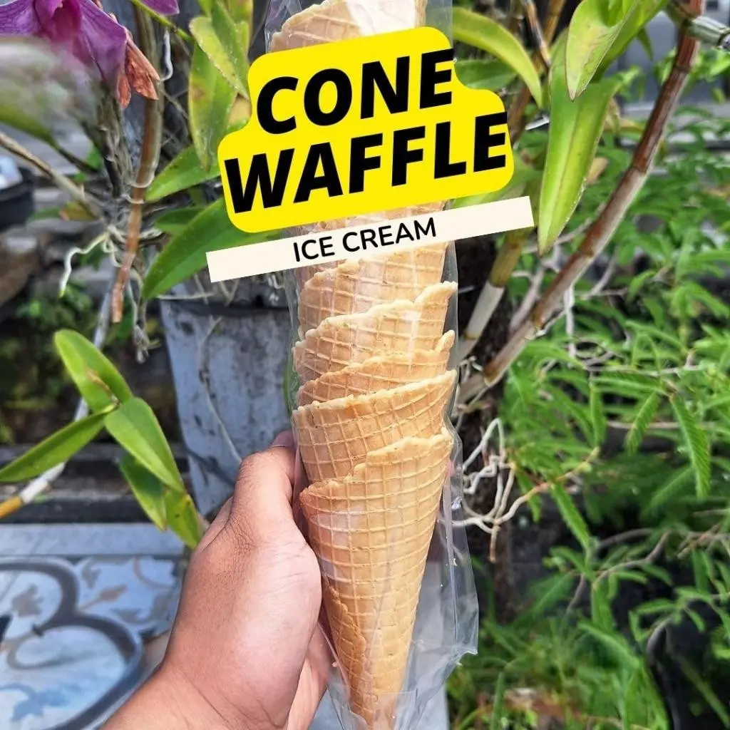 Cone Es Krim Waffle Kecil 5 cm isi 10 pack