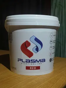 Plastisol Red Tinta Sablon Kaos Plastisol Plasma