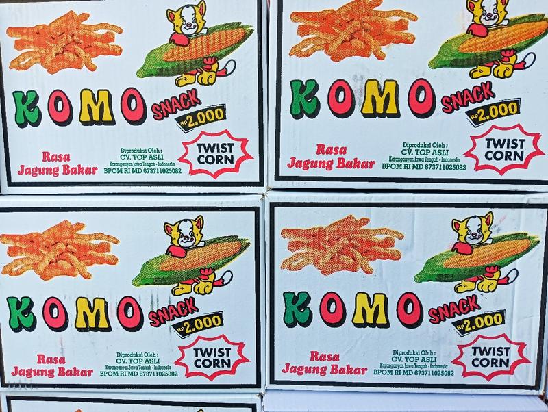 Product Introduction of Snack Chiki Komo Berhadiah Uang Jika Beruntung | Jajanan Snack Ciki Jadul | Snack Ciki Rasa jagung Panggang Berhadiah Isi 40 pcs Perkarton 13