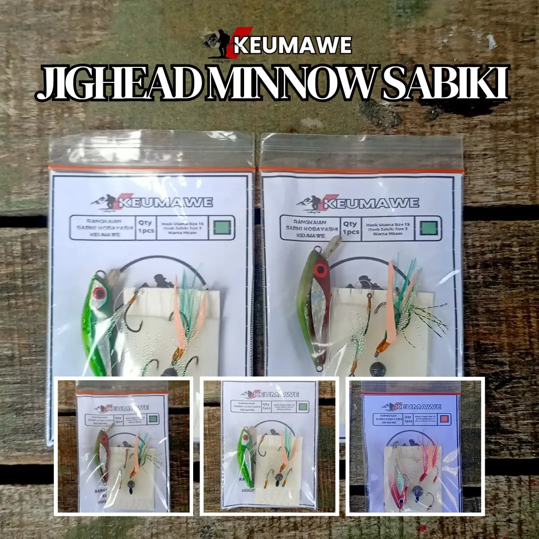 Jighead Sabiki Minnow Rangkain Siap Pakai