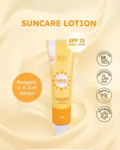 Suncare Lotion SR12 SPF 25 BPOM No NA18211700396 Melindungi Kulit Wajah dari Sinar Matahari Mencerahkan & Menjaga Kelembaban SPF25 Sunblock Skincare fectalogy sunscreen