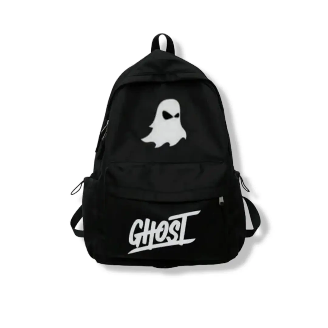 Tas Distro Pria Motif Metal Backpack Fashion Ransel Anak Laki Laki Pelajar Sekolah SD SMP SMA - Hitam Metal C1