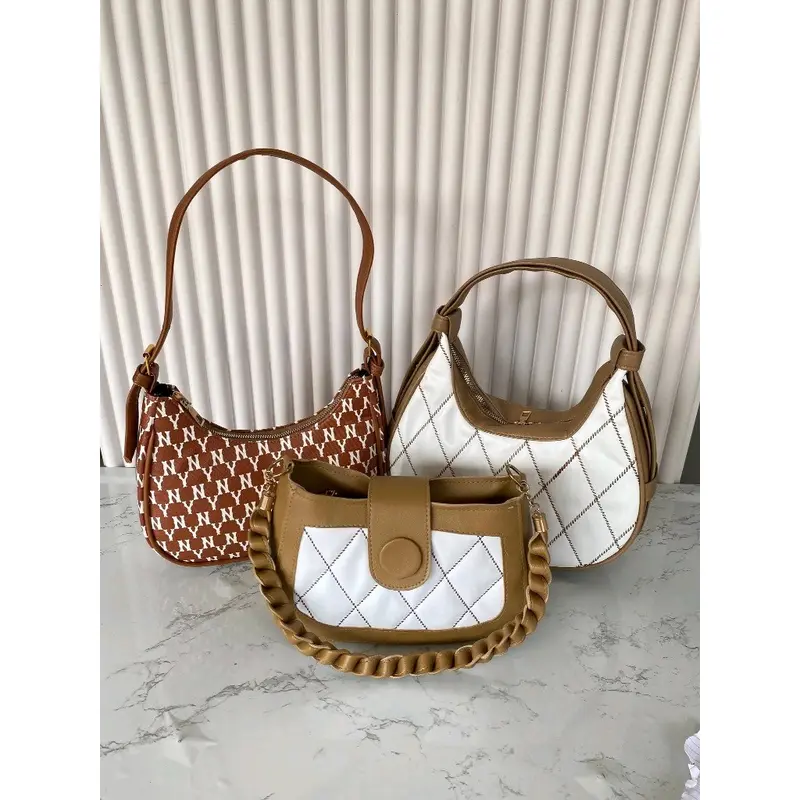 PAKET HEMAT DAPAT 3 TAS SELEMPANG DAN TAS BAHU (CLARISA BULAN TARTAN DAN HANA) 2