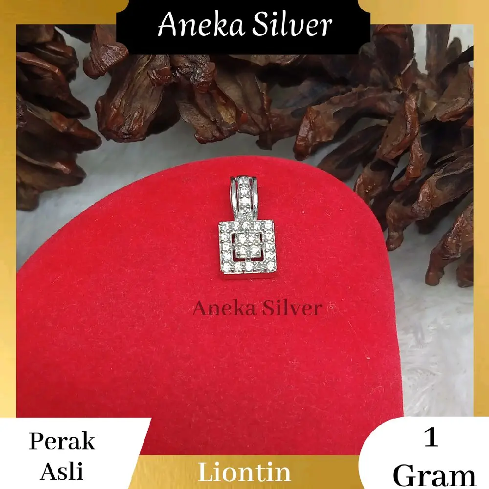 Kalung Itali Santa + Liontin Mata Variasi, Perak 925 Kalung Itali Santa + Liontin Mata Variasi, Perak 925