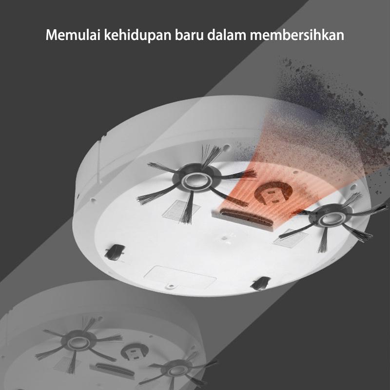 Robot Penyapu 3-in-1 Robot Penyapu Penyedot Debu Cerdas-Warna Ganda 5