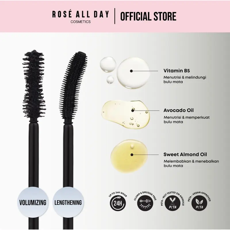 Rosé All Day All New Thunder Lash Mascara - RAD MASKARA 2