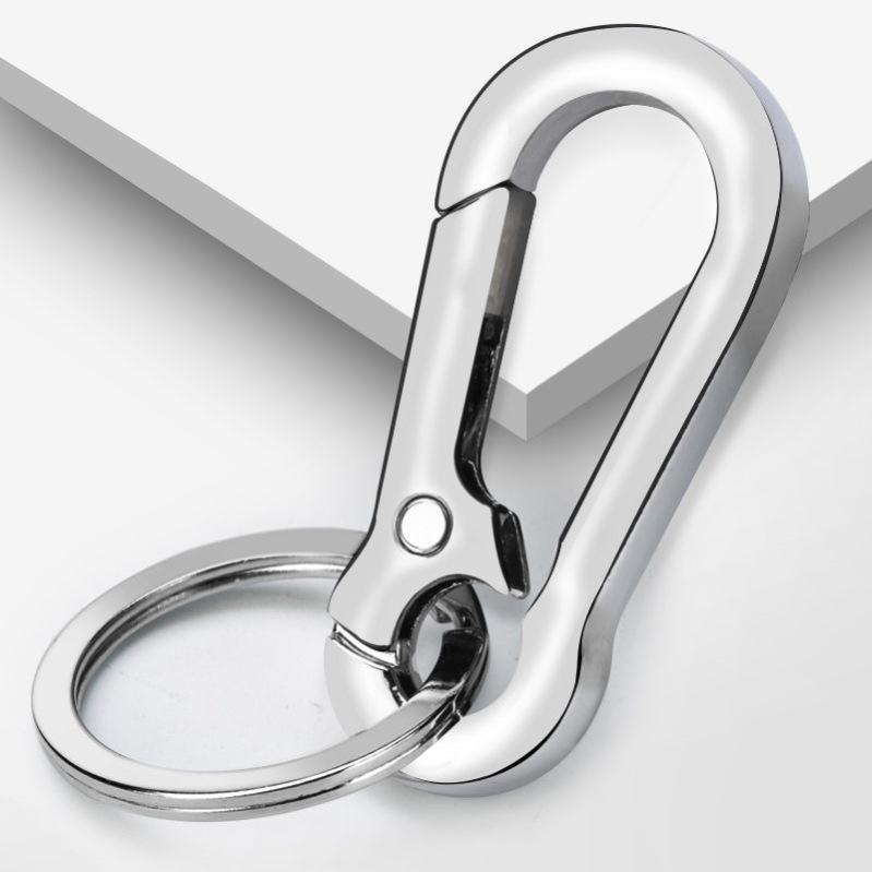 SET 1/3/5 Móc Khóa Cài Thắt Lưng Cho Nam Treo Chìa Khóa Xe Chất liệu Inox…