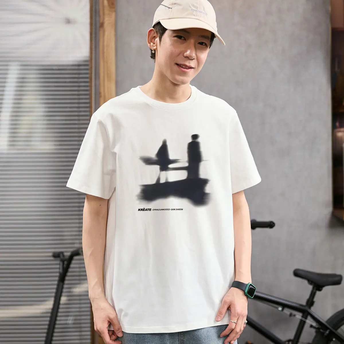 T-shirt Kaos Distro Pria Lengan Pendek  NASA IDOL  Korean Style Combed Hitam Putih Dewasa - High Quality 100% Cotton C206 Katun Atasan