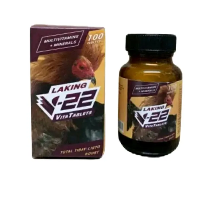 V22 v-22 Doping Suplement Ayam Aduan Stamina Nafas Daya Tahan Repacler Isi 35 Capsul