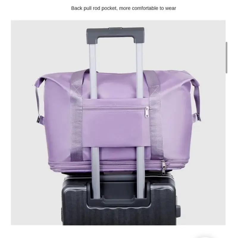 Tas Travel Roda JUMBO Size 3-in-1 bisa diperbesar bisa dilipat murah bagus berkualitas tahan air 4