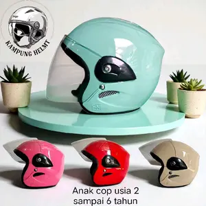 Helm Anak Cop Model Kairoz Usia 2-6 Tahun Desain Aman Nyaman untuk Bersepeda dan Beraktivitas Motorcycle