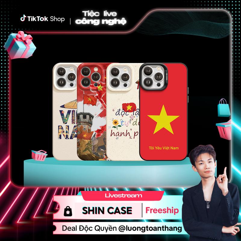 [Shin Case X Luongtoanthang712] Ốp Lưng iPhone Tôi Yêu Việt Nam Tôi yêu Tổ Quốc Chống Sốc, Bảo Vệ Camera - Cho iP 6/6s/7/8/Plus/X/XS/XR/11/12/13/14/15/16/17/Pro/Max/Mini