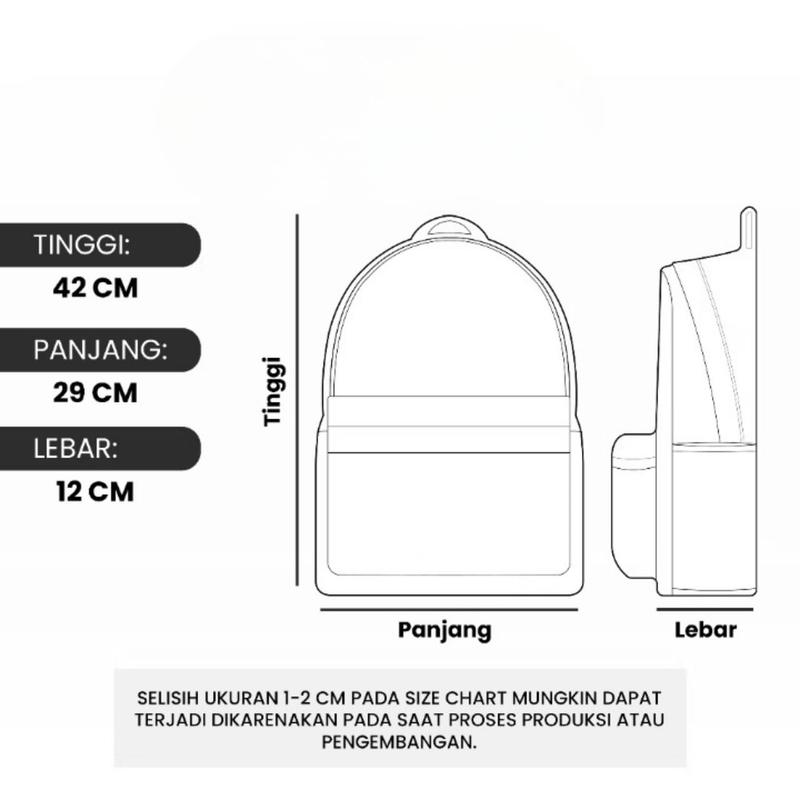 MOCKS Backpack CYF TIPE Tas Ransel Pria Fungsional Sekolah tas  laptop tas  skena 6