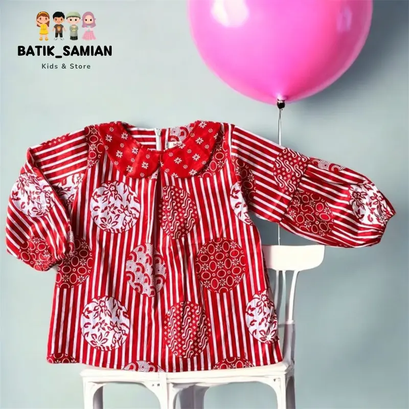 ATASAN BATIK LENGAN PANJANG ZIYAH COCOK BUAT HIBAB BAHAN KATUN ADEM NYAMAN DI PAKE 4