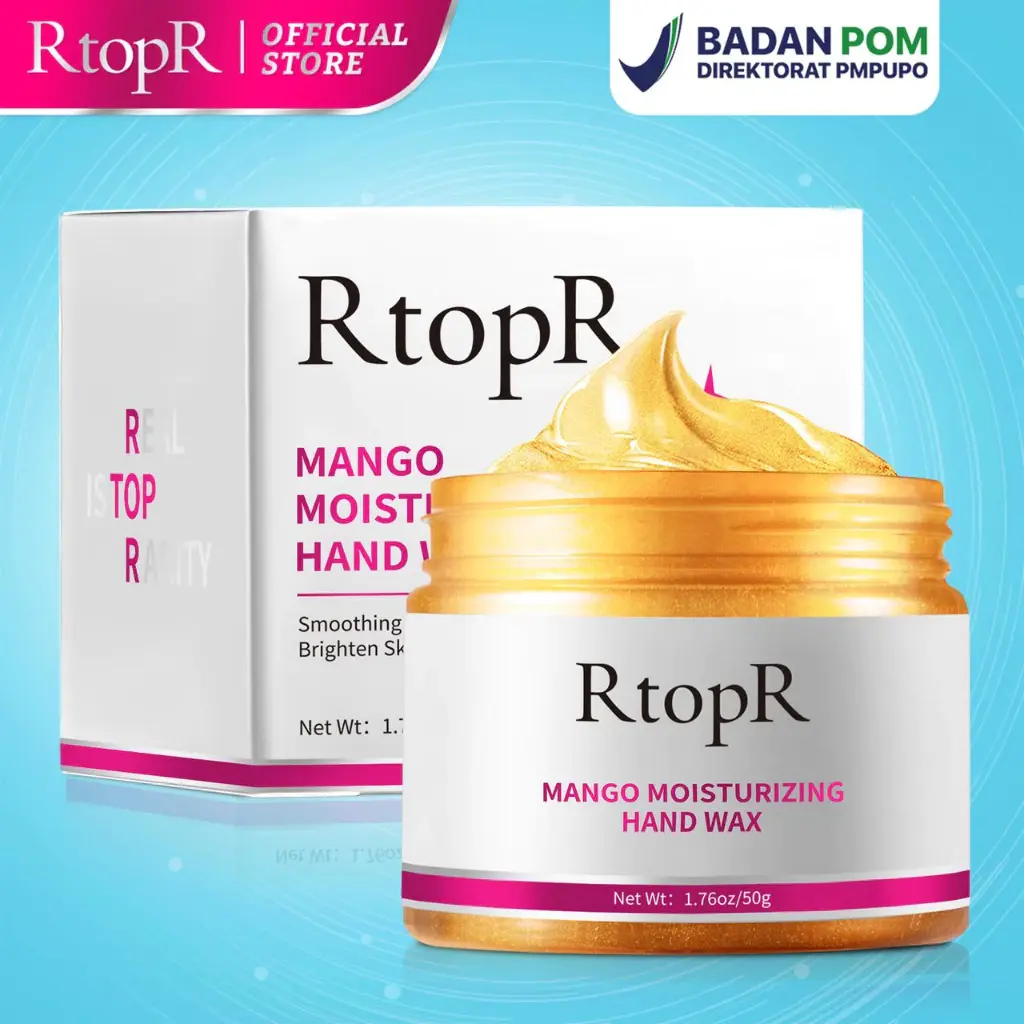 RtopR Mango Moisturizing Hand Wax / Lilin Tangan Pemutih Mangga Mositurizing Whitening Untuk Perawatan Kulit Tangan