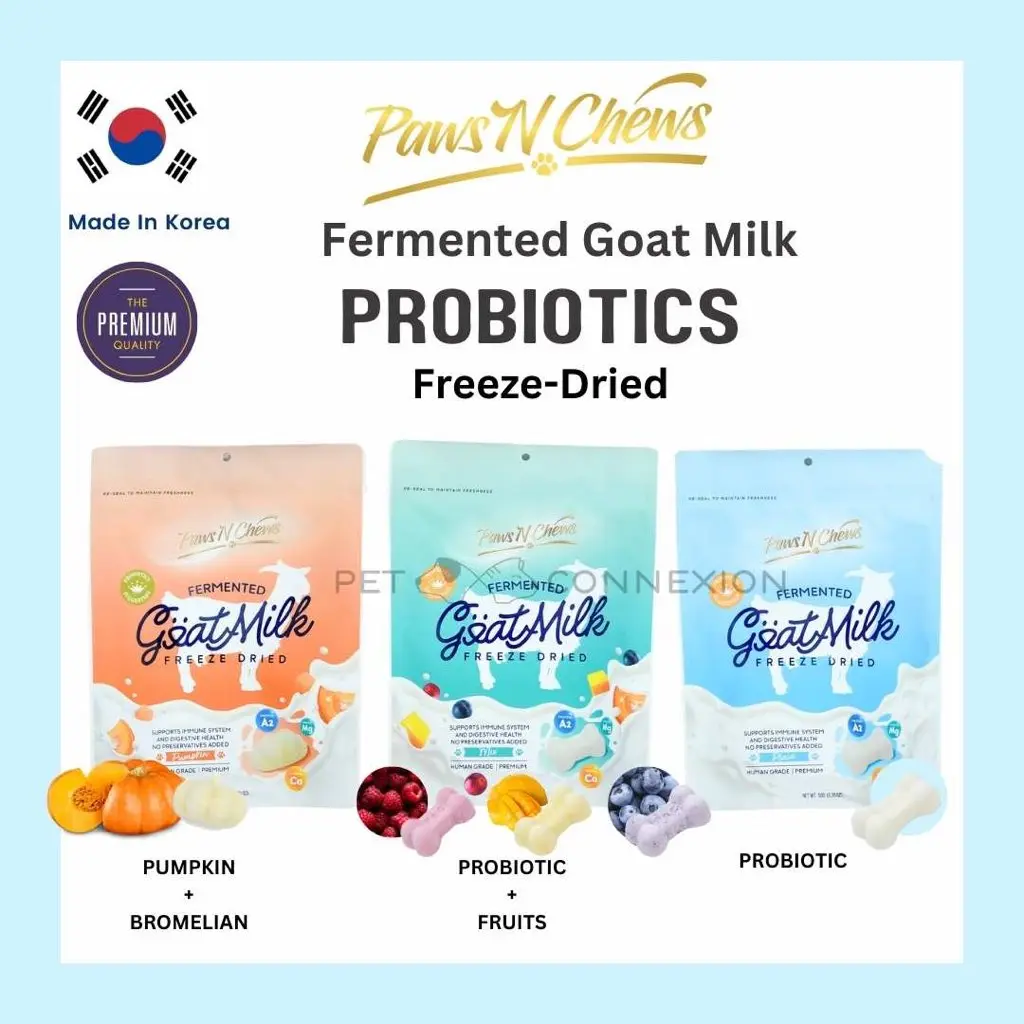 [SG Seller] Paws N Chews Fermented Goat Milk Probiotic Supplements Treats For Dogs and Cats