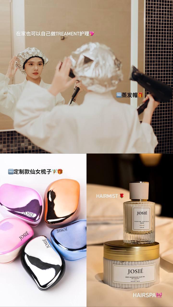 Product Introduction of Limited Edition Gift Set- Josie hair mist, hair spa conditioner 10