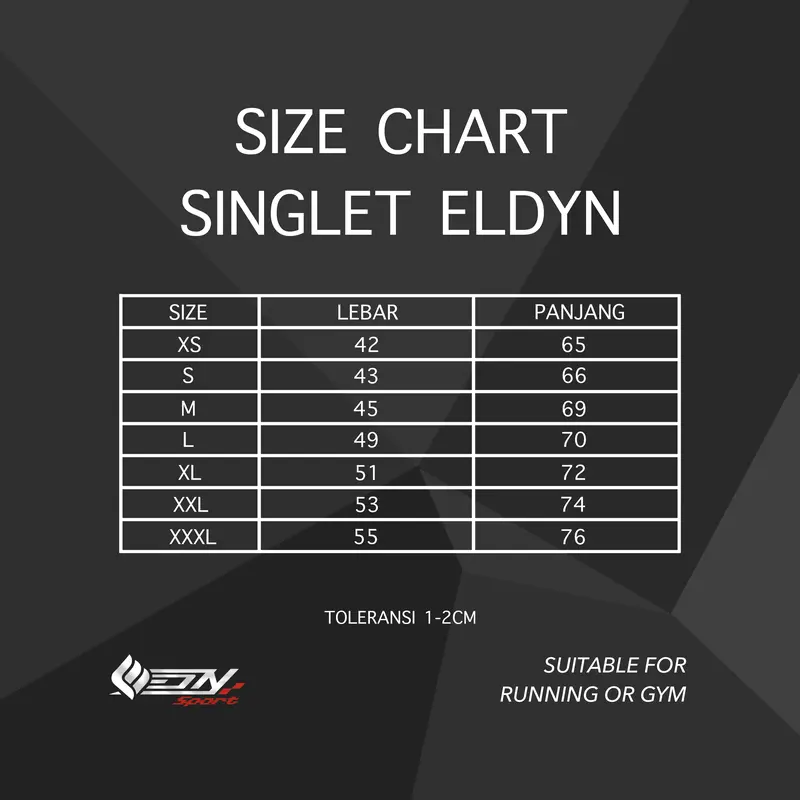 Eldyn Sport Jersey Singlet Olahraga Pria Fullprinting | SGT22 3