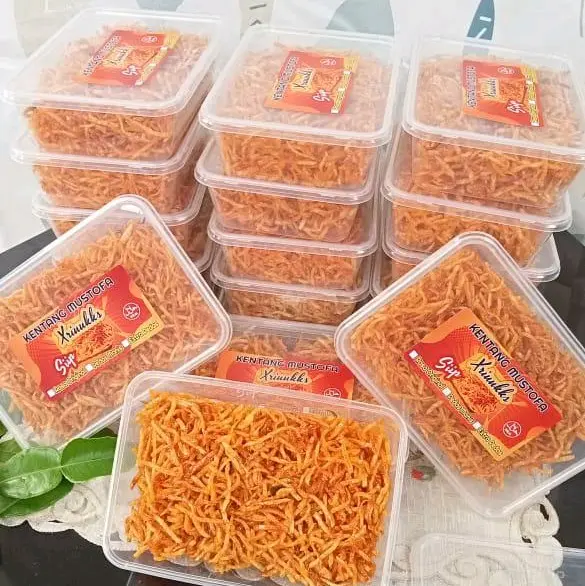 Kentang Mustofa Pedes Manis 170g Cemilan Pedas