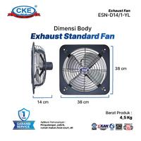 Gambar CKE Exhaust Fan DBN Series 14 Inch 220V Kipas Ventilasi Penghisap Udara untuk Rumah, Dapur, Toilet & Toko dari CKE Fan Official Kota Administrasi Jakarta Barat 3 Tokopedia