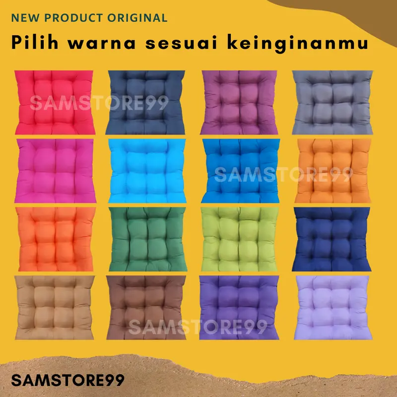 Bantal Alas Duduk Kursi/Bantal Duduk Ibu Hamil/Bantal Kursi Polos Tali 1