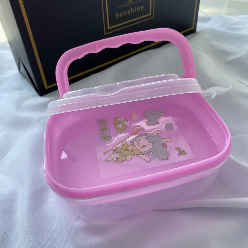 lunchbox anak Lunch box mini makanan murah kitchenware school lunch lunch box 6