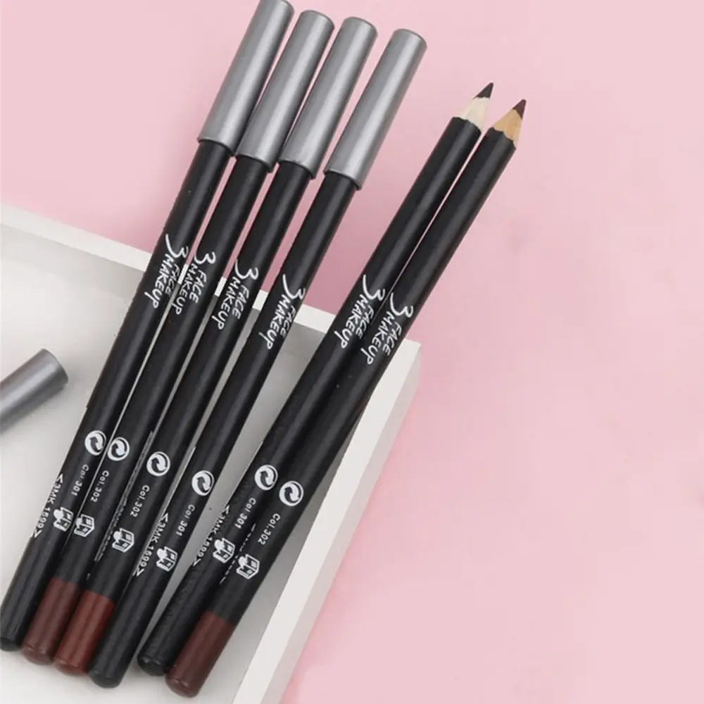 Brown Black Eyeliner Waterproof Sweatproof Long-lasting Does Not Smudge Hard-tipped Eyebrow Pencil ﻿﻿Easy To Color Not Easy To Take Off Makeup