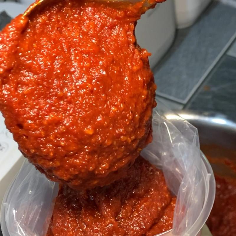  Xốt muối kim chi - Hộp 500g - đậm đặc cay dịu nhẹ thơm mùi ớt hàn vị đậm đà - đồ muối Chua 