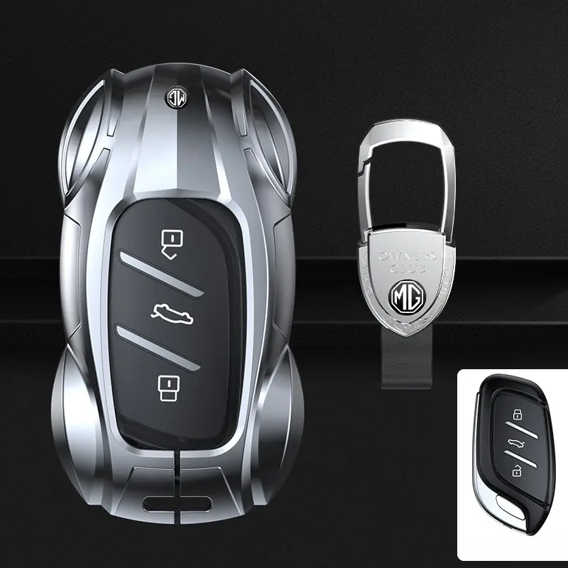 Vỏ Chìa Khóa Từ Xa Cho Xe Hơi, Vỏ Chìa Khóa, Vỏ Fob, Móc Chìa Khóa Cho MG6 Mg ZS HSEZS MG5 EZS Mg HSEV 0