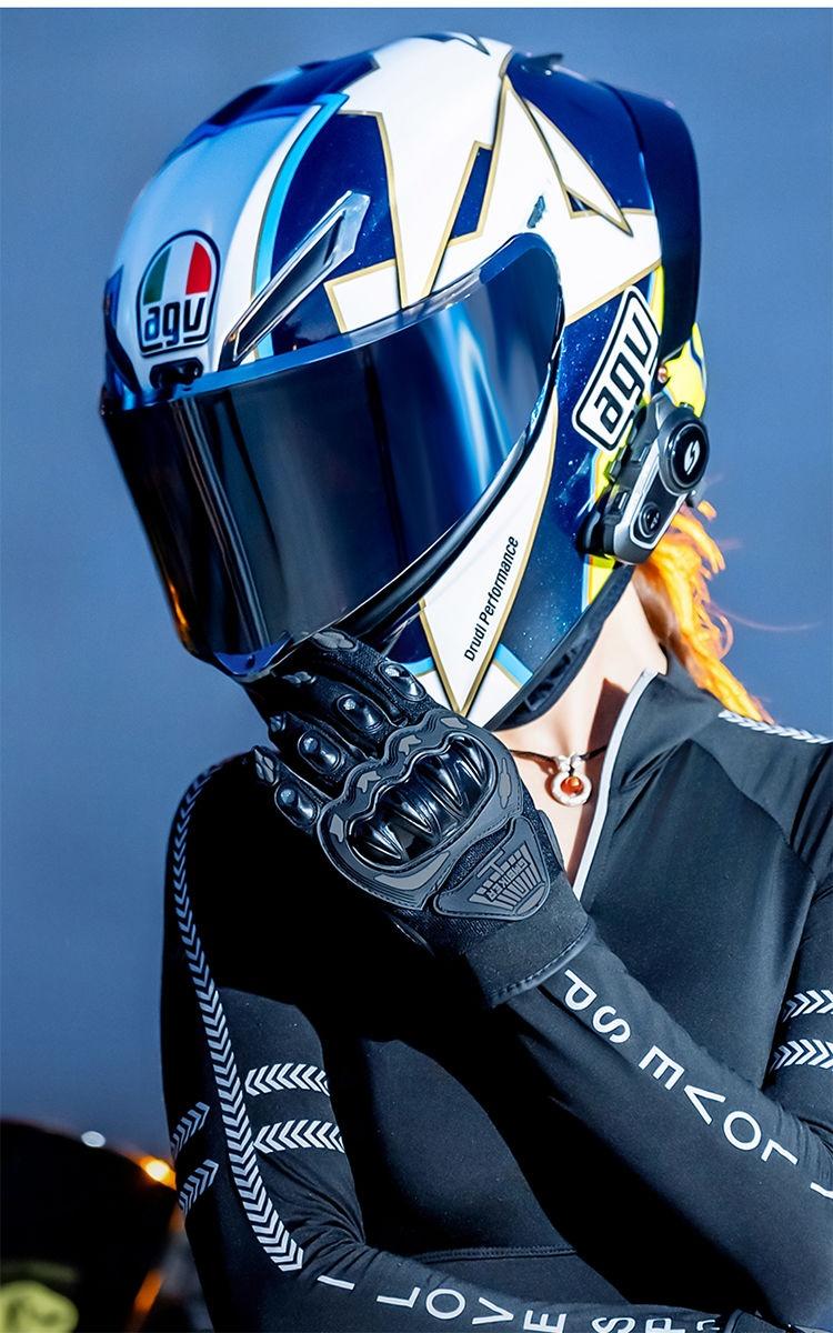 Product Introduction of Motorbike Gloves Breathable Protective Touch Screen Summer Electric Car Cycling Motorcycle Riding Equipment Full Finger Four Seasons Thin 12