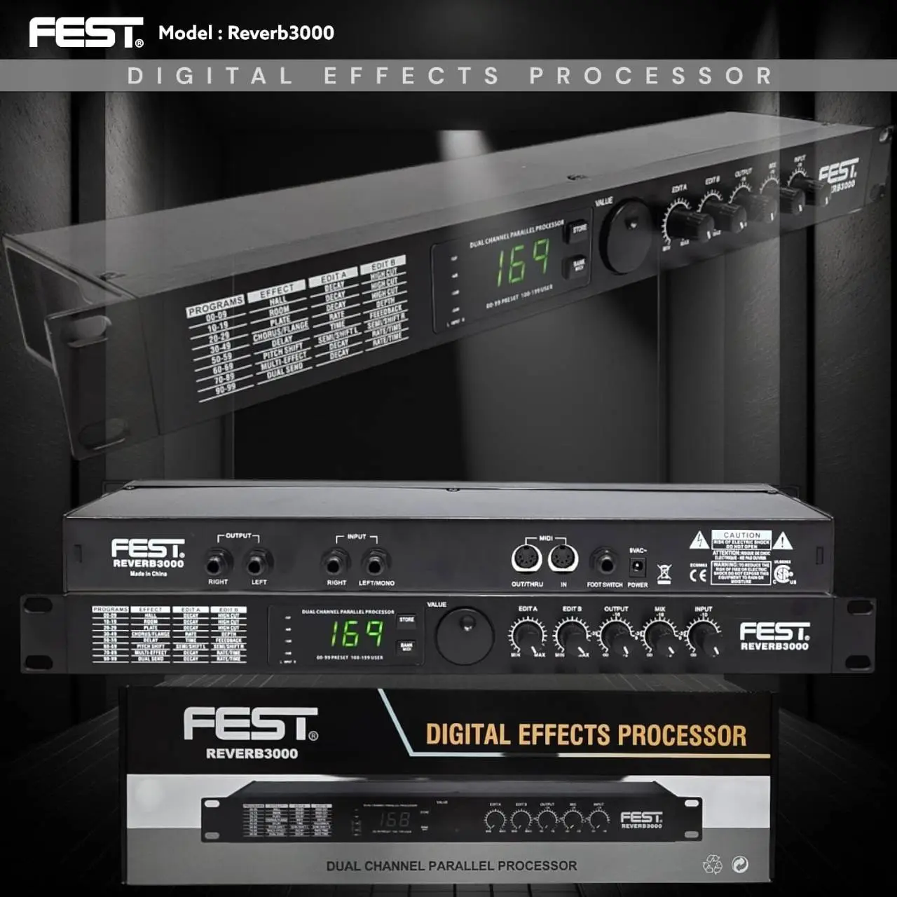 effect vokal fest reverb 3000 reverb3000 original