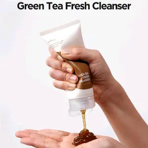 Isntree green tea cleanser - cleansing foam untuk kulit berminyak