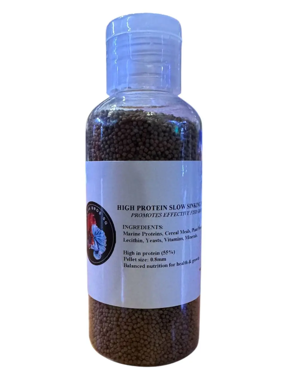 *Popular* High protein betta pellets for daily use. To groom your betta fishes to good size. Used by famous breeders.