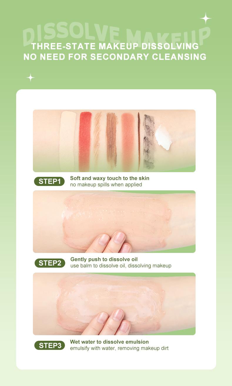 Product Introduction of UKISS Makeup Remover Balm Travel Trial Set Includes 4 Product Models 2.4ml*4 13