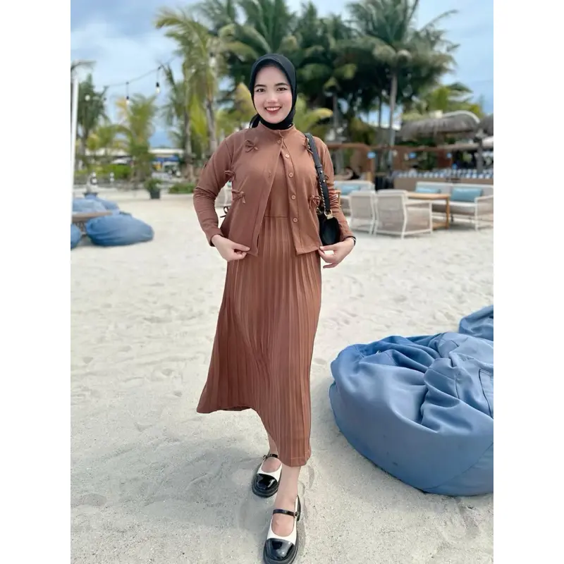 FILO - BONRY SET DRESS PLISKET / ONE SET DRESS ROK KERUT 0