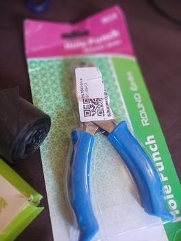 Product Review of 6MM Hole ID Puncher Single Hole Silicon Anti Slip Handle Scrapbooking Binding Stationary Office School Supplies from P**t 0