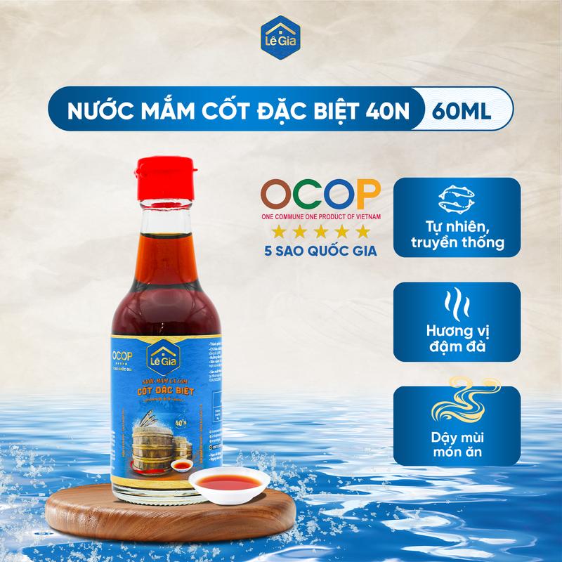 OCOP 5 sao quốc gia Nước mắm truyền thống Lê Gia - Cốt đặc biệt