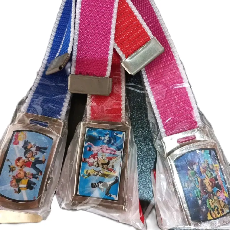 Sampereun Grosir Sabuk Anak Ikat Pinggang Sekolah TK Paud Karakter Gesper Logam 1 Lusin Fashion 1