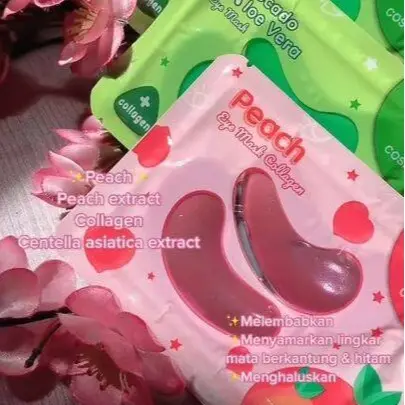 'SYB COLLAGEN CRYSTAL PEACH EYE MASK 6 GR 3