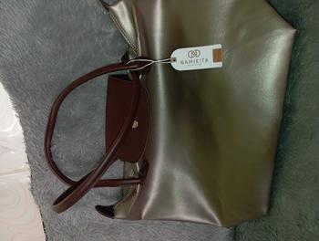 Product Review of (Namikita) Emira Tote Bag - Free GoodieBag | Tas Bahu Wanita Totebag Cewek Perempuan from n**w 2