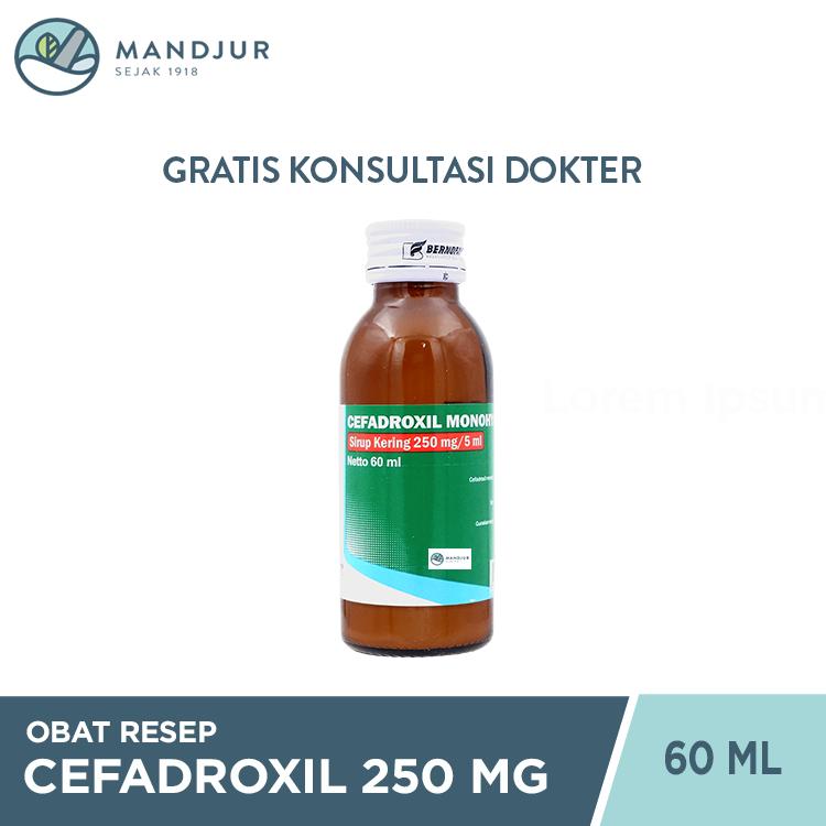 Cefadroxil Monohydrate Bernofarm 250 mg/5 ml Dry Syrup 60 ml