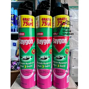 BAYGON OBAT NYAMUK SEMPROT 600ML + 75ML WANGI FLOWER GARDEN