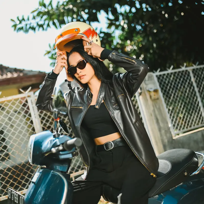 CRSL Racer Helmet Cream I Helm Motor Retro Vintage I Headwear Hat I Pelindung Kepala I Helmet Rider Motorcycle I Bogo Unisex Pria Wanita 8